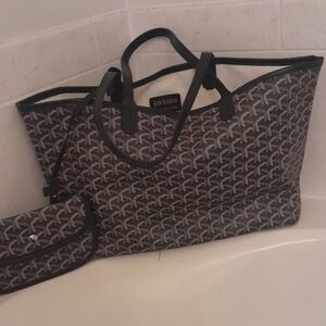 Multi-colored Cancas Tote